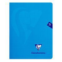 Mimesys cahier piqué polypro 17x22cm 96p Q.5x5 coloris assortis - Image principale