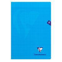 Mimesys cahier piqué polypro 21x29,7cm 48p séyès Bleu - Image principale