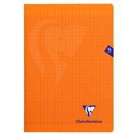 Mimesys cahier piqué polypro 21x29,7cm 96p séyès Orange - Image principale