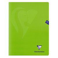 Mimesys cahier piqué polypro 24x32cm 96p Q.5x5 Vert - Image principale