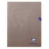 Mimesys cahier piqué polypro 24x32cm 96p Q.5x5 Gris - Image principale