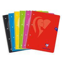 Cahier à spirale mimesys carte souple A4+ 5/5 + cadre - Clairefontaine