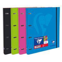 Cahier-classeur rigide Mimesys A4 5/5 + carde en-tête - Clairefontaine