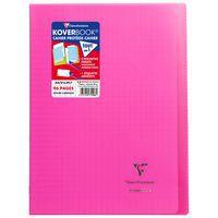 Koverbook piqué polypro transparent Rose 21x29,7cm 96p séyès - Image principale