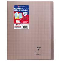 Koverbook piqué polypro transparent Gris 24x32cm 96p séyès - Image principale