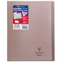 Koverbook piqué polypro transparent Gris 24x32cm 48p séyès - Image principale