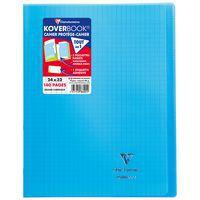 Cahier piqué Koverbook 24x32 cm Seyès 140p - Clairefontaine