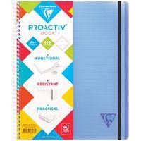 Cahier reliure intégrale linicolor A4+ 160 pages - Clairefontaine