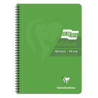 Cahier intégral europa A4 ligné + marge 180 pages- Clairefontaine