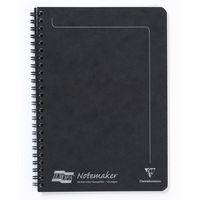 Europa A5 Notemaker reliure intégrale Noir 14,8x21cm 120p détachligné - Image principale