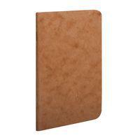 Age Bag carnet piqué 9x14cm 96p ligné tabac - Image principale