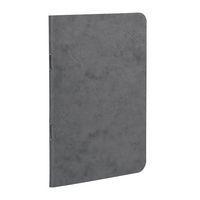 Age Bag carnet piqué 9x14cm 96p ligné gris - Image principale