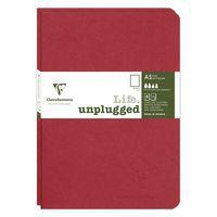 Age Bag DUO set de 2 cahiers piqués 14,8x21cm 96p uni rouge - Image principale
