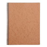 Age Bag  carnet reliure intégrale perfo 4 trous 22,5x29,7cm 160p détachables ligné tabac - Image principale