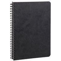 Age Bag  carnet reliure intégrale 14,8x21cm 100p ligné noir - Image principale