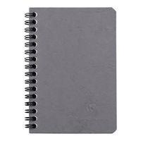 Age Bag  carnet reliure intégrale 9x14cm 100p ligné gris - Image principale