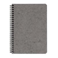 Age Bag carnet reliure intégrale à poches 14,8x21cm 120p détachligné gris - Image principale