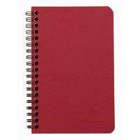 Age Bag carnet reliure intégrale à poches 11x17cm 120p détachligné rouge - Image principale