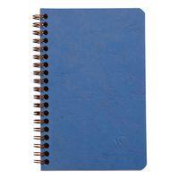 Age Bag carnet reliure intégrale à poches 11x17cm 120p détachligné bleu - Image principale