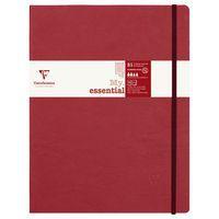 Age Bag My.Essential carnet cousu dos carré 19x25cm 192p ligné Rouge papier ivoire 90g - Image principale