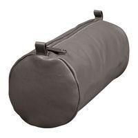 Age Bag trousse cuir grande ronde 22xØ8cm - Gris - Image principale