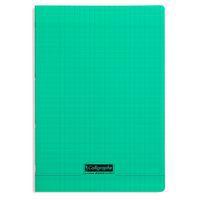 8000 POLYPRO, Cahier piqué vert 21x29,7cm 48p séyès 90g - Image principale