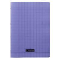 8000 POLYPRO, Cahier piqué violet 21x29,7cm 48p séyès 90g - Image principale
