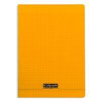 8000 POLYPRO, Cahier piqué orange 21x29,7cm 96p séyès 90g - Image principale