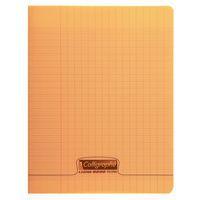 8000 POLYPRO, Cahier piqué orange 24x32cm 48p séyès 90g - Image principale