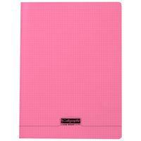 8000 POLYPRO, Cahier piqué rose 24x32cm 48p Q.5X5 90g - Image principale