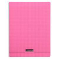 8000 POLYPRO, Cahier piqué rose 24x32cm 96p séyès 90g - Image principale