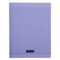 8000 POLYPRO, Cahier piqué violet 24x32cm 96p séyès 90g - Image principale