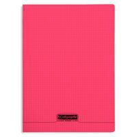 8000 POLYPRO, Cahier piqué rouge 24x32cm 96p Q.5x5 90g - Image principale