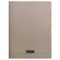 8000 POLYPRO, Cahier piqué gris 24x32cm 96p Q.5x5 90g - Image principale