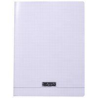 8000 POLYPRO, Cahier piqué incolore 24x32cm 96p Q.5x5 90g - Image principale