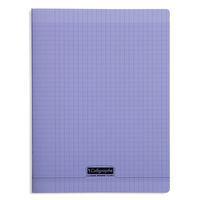8000 POLYPRO, Cahier piqué violet 24x32cm 192p séyès 90g - Image principale