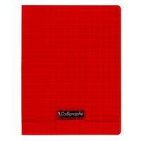 8000 POLYPRO,  Cahier piqué rouge 17x22cm 32p DL3mmIV 90g - Image principale