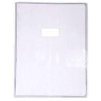 Protège-cahier Cristal Luxe 22/100ème 24x32 transparent incolore + porte étiquette - Image principale