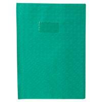 Protège-cahier grain losange 18/100ème 21x29,7 vert + porte étiquette - Image principale