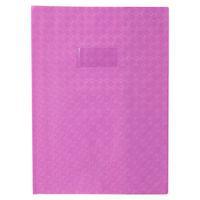 Protège-cahier grain losange 18/100ème 21x29,7 violet + porte étiquette - Image principale