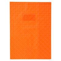 Protège-cahier grain losange 18/100ème 21x29,7 orange + porte étiquette - Image principale
