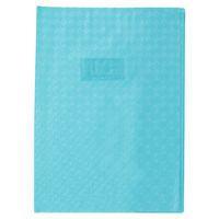 Protège-cahier grain losange 18/100ème 21x29,7 bleu clair + porte étiquette - Image principale
