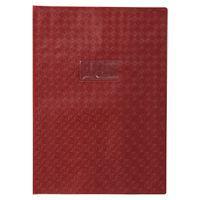 Protège-cahier grain losange 18/100ème 21x29,7 brun + porte étiquette - Image principale