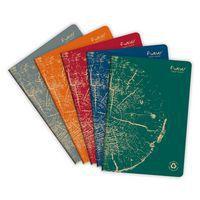 FOREVER premium cahier piqué 21x29,7cm 90g recyclé 96p Q.5x5 coloris assortis - Image principale