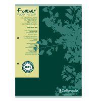 Bloc de cours encollé grand côté FOREVER A4 - Calligraphe