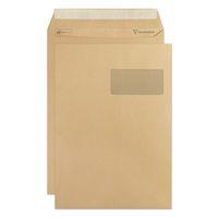 Boite 250 pochettes adh 229x324 fen50x100 Kraft 90g - Image principale