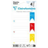 Etiquettes adhésives 3,4x7,5 cm - Clairefontaine thumbnail image