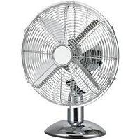 Ventilateur à poser métal chromé 30 W - Ø 25 cm - Image 2