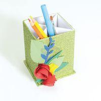 Gamme blanche, Pot à crayons à décorer 8x8x11cm thumbnail image 3