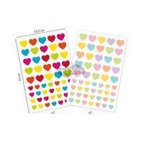 Initial, Sach 4 pl 10,5x16cm, Coeurs Multicolores thumbnail image 2